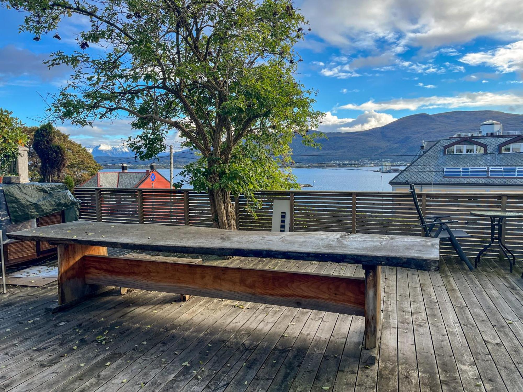 Two-Bedroom City Apartment With Fire Place, Free Parking And Fjordview Terrace - Calm And Central Ålesund المظهر الخارجي الصورة